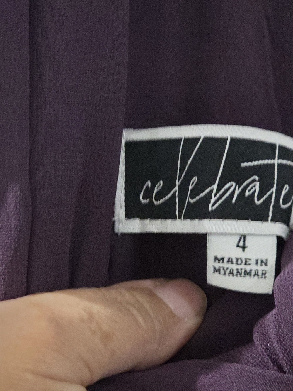 Celebrate Purple Blouse - Deep Plum